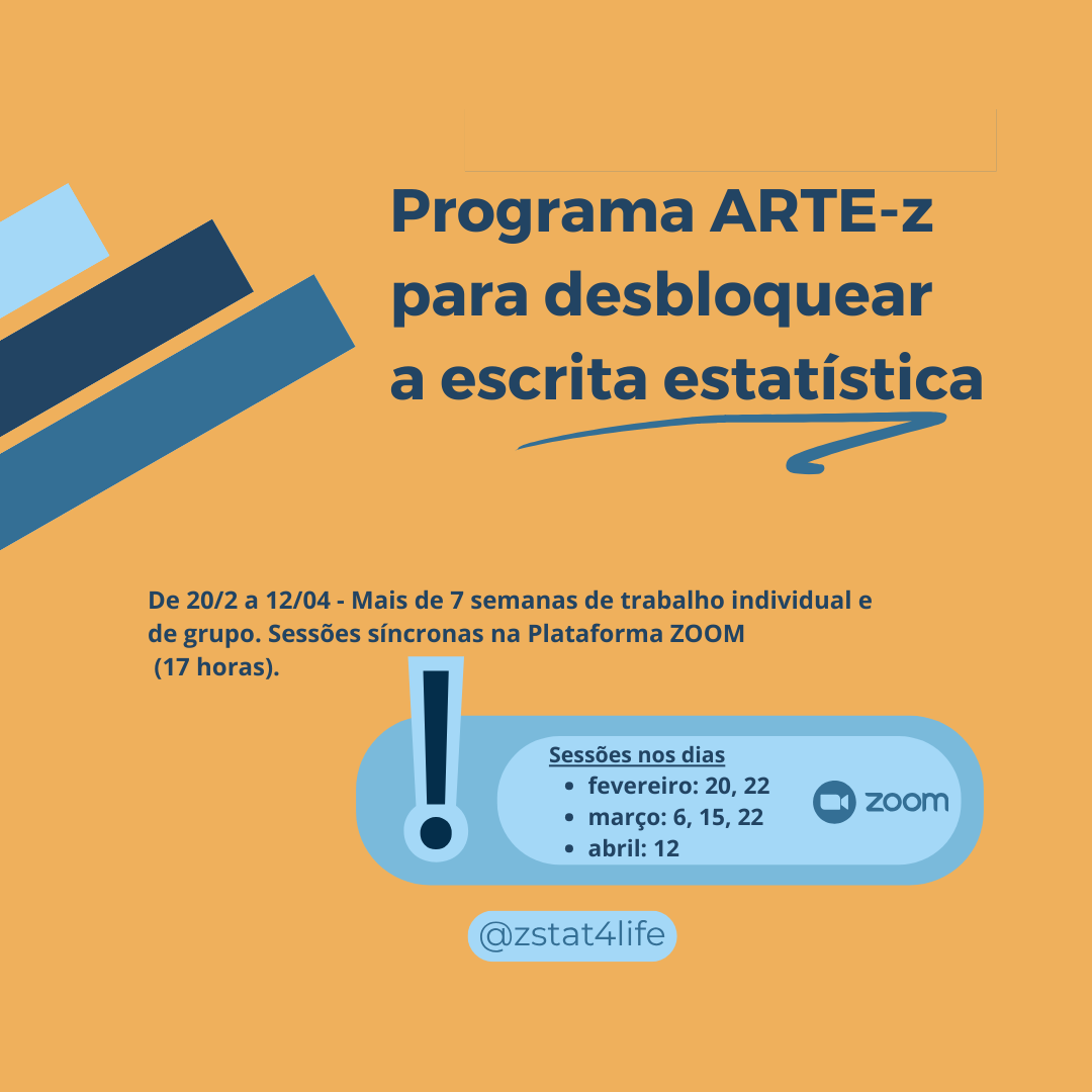 Programa ARTE-z para Desbloquear a Escrita Estatística