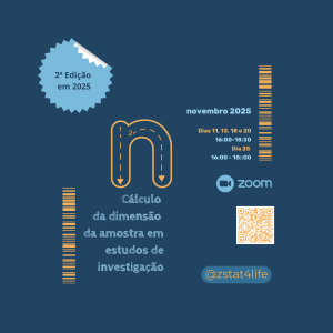 Curso | Cálculo da dimensão da amostra em estudos de investigação